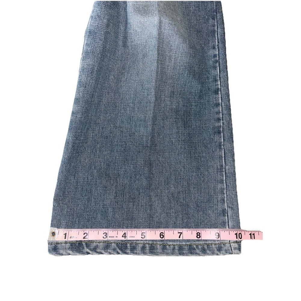 Liz Claiborne Womens Size 12 Jeans Bootcut Embroidered Floral Classic Comfort‎ - Picture 8 of 9